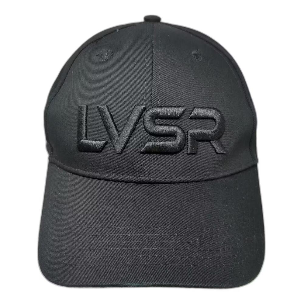LiveSore Snapback Hat Black OS Embroidered Tonal Structured Adjustable 6 Panel
